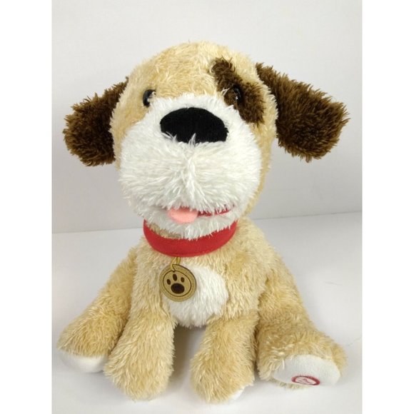 Dog Animated Plush Brown Talking Cocker Spaniel Puppy Hallmark 10" Stuffed Toy - Picture 7 of 11